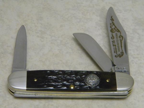 Case Tested XX USA SS 2 Dot (1987) NKCA Club Knife G6345 1/2 SS Green Bone Stockman Case Tested XX USA SS 2 Dot (1987) NKCA Club Knife G6345 1/2 SS Green Bone Stockman