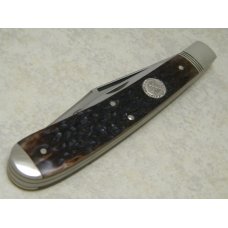 Camillus New York USA Bone CCC-4 Jumbo Banana Trapper - 1998 NKCA Club Knife Camillus New York USA Bone CCC-4 Jumbo Banana Trapper - 1998 NKCA Club Knife