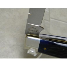 Schatt & Morgan Titusville PA Jigged Blue Bone Jack with Bale - 2001 NKCA Youth Knife Schatt & Morgan Titusville PA Jigged Blue Bone Jack with Bale - 2001 NKCA Youth Knife