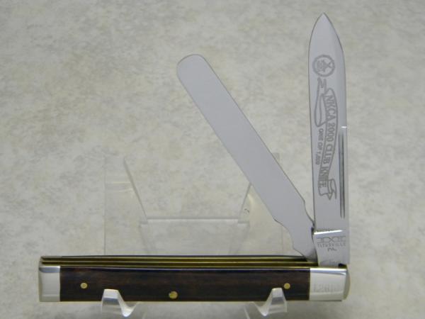 Schatt & Morgan Titusville PA. Smooth Black Horn 2000 NKCA Club Doctors Knife Schatt & Morgan Titusville PA. Smooth Black Horn 2000 NKCA Club Doctors Knife