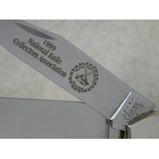 Case XX USA (2000) Red Bone 62100 SS Saddlehorn 1999 NKCA Club Knife