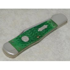 Case XX USA 1990 Green Bone BGC61050 SS NKCA Museum Series Coke Bottle Folding Hunter Knife Case XX USA 1990 Green Bone BGC61050 SS NKCA Museum Series Coke Bottle Folding Hunter Knife