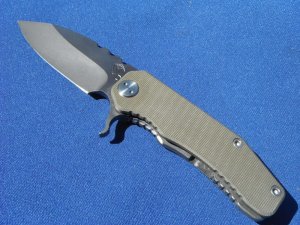 Medford Knife and Tool Deployment Line 187 (F) Flipper 3.375"  D2 Plain Blade, OD G10