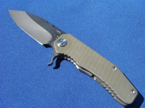 Medford Knife and Tool Deployment Line 187 (F) Flipper 3.375"  D2 Plain Blade, OD G10