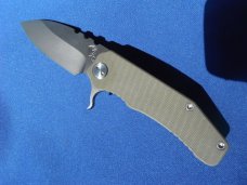 Medford Knife and Tool Deployment Line 187 (F) Flipper 3.375"  D2 Plain Blade, OD G10