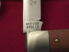 Great Eastern Cutlery Natural Canvas Micarta Ram Foot Pattern # 933119 Great Eastern Cutlery Natural Canvas Micarta Ram Foot Pattern # 933119