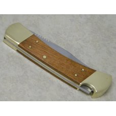 Kabar KA-BAR USA 1189 Stainless Wood & Brass Large Folding Hunter Lockback Knife Kabar KA-BAR USA 1189 Stainless Wood & Brass Large Folding Hunter Lockback Knife