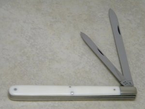Case XX Stainless USA 8 Dot (1972) White 4200 Melon Tester Knife 