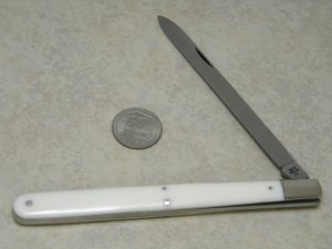 Case XX Stainless USA 6 Dot (1974) White 4100 Melon Tester Knife 