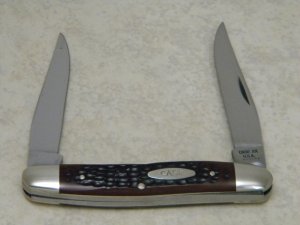Case XX USA 6 Dot (1974) Jigged Delrin Muskrat Knife 
