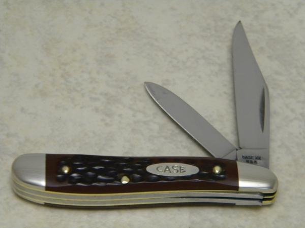 Case XX USA 1 Dot (1979) Jigged Delrin 6220 Peanut Knife Case XX USA 1 Dot (1979) Jigged Delrin 6220 Peanut Knife