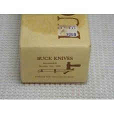 Buck 103 USA Black Skinner Fixed Blade Hunting Sheath Knife in Box c.1970's Buck 103 USA Black Skinner Fixed Blade Hunting Sheath Knife in Box c.1970's
