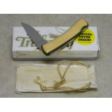 Buck 527-WH USA The Treasury White Micarta Folding Lockback Knife & Pouch in Box Buck 527-WH USA The Treasury White Micarta Folding Lockback Knife & Pouch in Box