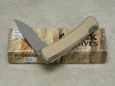 Buck 529S3 USA BuckSkin Natural Shark Skin Folding Lockback Knife in Box c.1989-1991