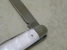 E Bruckmann Solingen Germany Pearl Small 4 Blade Knife - C. 1891-1956