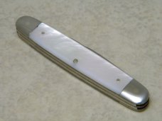 E Bruckmann Solingen Germany Pearl Small 4 Blade Knife - C. 1891-1956