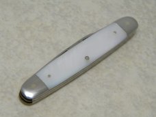E Bruckmann Solingen Germany Pearl Small 4 Blade Knife - C. 1891-1956
