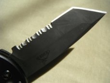 Gerber USA Auto 06 Tanto Automatic Knife Aluminum (3.7" S30V Black Serr). W/pouch. Made in USA! Gerber USA Auto 06 Tanto Automatic Knife Aluminum (3.7" S30V Black Serr). W/pouch. Made in USA!