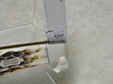 Case XX USA 2015 Burnt Jigged Amber Bone T.B.61117 SS Tony Bose Sway Back Gent Knife Case XX USA 2015 Burnt Jigged Amber Bone T.B.61117 SS Tony Bose Sway Back Gent Knife