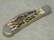 Case XX USA 2015 Burnt Jigged Amber Bone T.B.61117 SS Tony Bose Sway Back Gent Knife Case XX USA 2015 Burnt Jigged Amber Bone T.B.61117 SS Tony Bose Sway Back Gent Knife