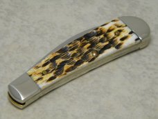 Case XX USA 2015 Burnt Jigged Amber Bone T.B.61117 SS Tony Bose Sway Back Gent Knife Case XX USA 2015 Burnt Jigged Amber Bone T.B.61117 SS Tony Bose Sway Back Gent Knife