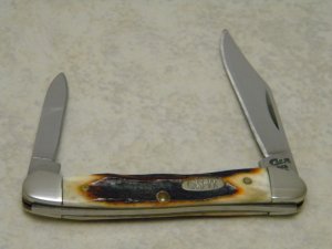 Case XX USA 3 Dot (1997) Red Stag R52109X SS Baby Copperhead Knife