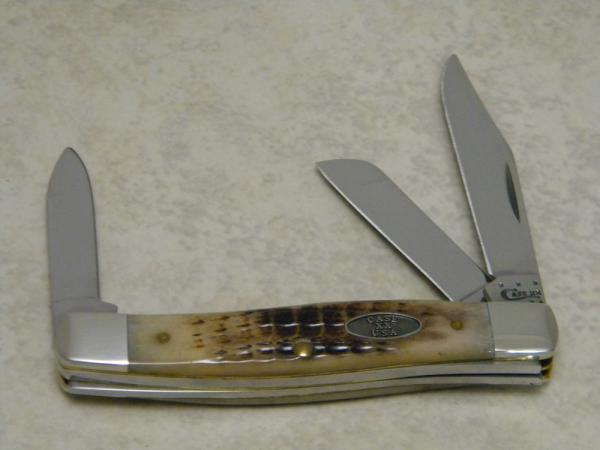 Case XX USA 2014 Jigged Bone 63032 Medium Stockman Knife Case XX USA 2014 Jigged Bone 63032 Medium Stockman Knife