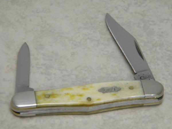 Case XX USA 2012 Smooth Appaloosa Bone 6208 Half Whittler Knife Case XX USA 2012 Smooth Appaloosa Bone 6208 Half Whittler Knife