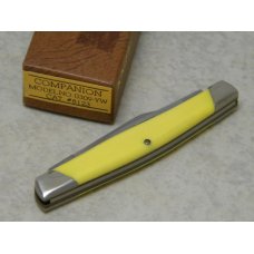 Buck 309 USA Yellow Saw Cut Delrin Companion 2 Blade Stockman Knife in Box c.1987 Buck 309 USA Yellow Saw Cut Delrin Companion 2 Blade Stockman Knife in Box c.1987