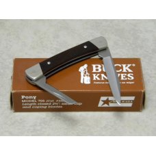 Buck Pony 705 USA Wood 2 Blade Folding Pocket Knife in Box c.1992 Buck Pony 705 USA Wood 2 Blade Folding Pocket Knife in Box c.1992