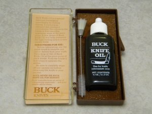 Buck USA Model 139 Knife Oil Kit c.1980's