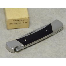 Buck USA Model # 501 Micarta Esquire Lockback Knife in Box Pre-1986 Buck USA Model # 501 Micarta Esquire Lockback Knife in Box Pre-1986