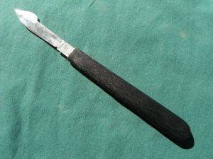 RARE Antique INK ERASER KNIFE, Made by MILLER BROTHERS Cut Co.  Made in the USA!!!