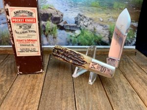 From the 11th anniversary series a Schatt and Morgan peach seed jigged bone Barlow