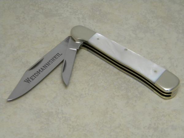 Weidmannsheil Solingen Germany Pearl Locking Blade Copperhead Knife Weidmannsheil Solingen Germany Pearl Locking Blade Copperhead Knife