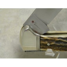 Kissing Crane Rob Klaas Solingen Germany Stag "Quality for 145 Years 1834-1979" Large Lockback Knife Kissing Crane Rob Klaas Solingen Germany Stag "Quality for 145 Years 1834-1979" Large Lockback Knife