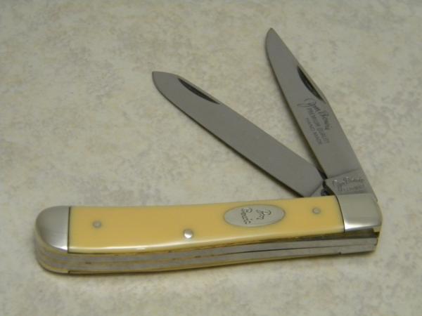 Jim Bowie (German Eye) Premium Quality Hand Made Germany Yellow Trapper Knife Jim Bowie (German Eye) Premium Quality Hand Made Germany Yellow Trapper Knife