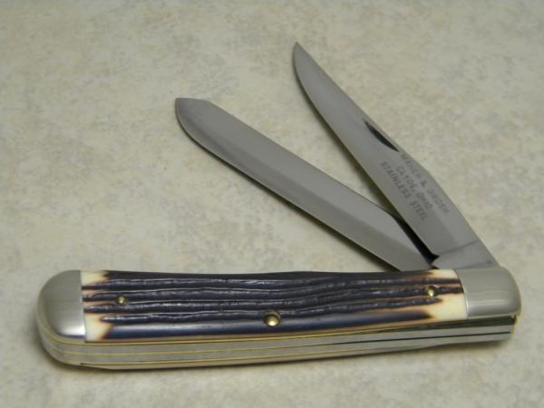 Maher & Grosh Stainless Steel (Queen) Imitation Winterbottom Bone Trapper Knife c.1960's Maher & Grosh Stainless Steel (Queen) Imitation Winterbottom Bone Trapper Knife c.1960's