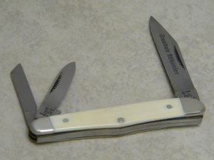 Bulldog Brand Solingen Germany Genuine Pre-Ban Elephant Tusk Ivory Sunday Whittler Knife c.1998