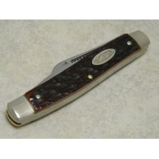 Bower Solingen Germany Jigged Bone Medium Stockman Knife Bower Solingen Germany Jigged Bone Medium Stockman Knife