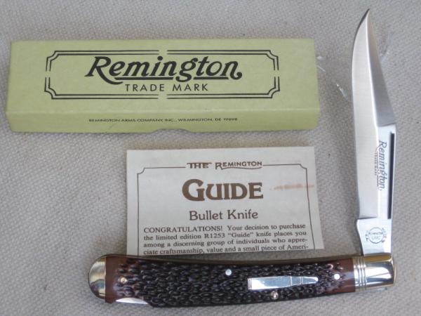 Remington UMC Bullet Knife "1992 Guide" R1253 Delrin Lockback NIB 
