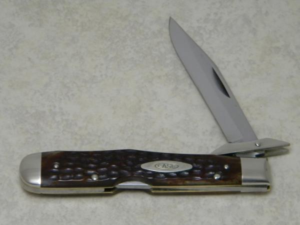Case XX USA 8 Dot (1972) Pretty Bone 6111 1/2 Swing Guard Cheetah Pattern Lockback Knife Case XX USA 8 Dot (1972) Pretty Bone 6111 1/2 Swing Guard Cheetah Pattern Lockback Knife