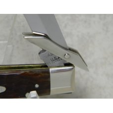 Case XX USA 8 Dot (1972) Pretty Bone 6111 1/2 Swing Guard Cheetah Pattern Lockback Knife Case XX USA 8 Dot (1972) Pretty Bone 6111 1/2 Swing Guard Cheetah Pattern Lockback Knife