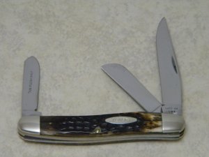 Case XX USA 2 Dot (1978) Pretty Bone 6347 Stockman Knife