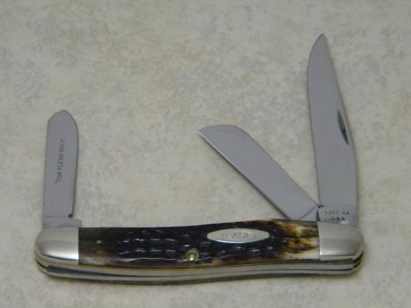 Case XX USA 2 Dot (1978) Pretty Bone 6347 Stockman Knife Case XX USA 2 Dot (1978) Pretty Bone 6347 Stockman Knife