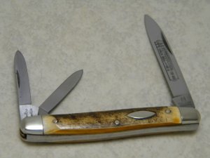 Kissing Crane Robt Klaas Solingen Germany Stag "Reproduction Circa 1894" No. 6 Medium Whittler Knife