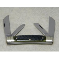 Boker Solingen Germany Tree Brand Green Bone 4 Blade Model 5464 Medium Congress Knife in Box Boker Solingen Germany Tree Brand Green Bone 4 Blade Model 5464 Medium Congress Knife in Box