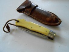 Yellow Delrin Double Lockback Knife, Yellow Jacket-Camillus