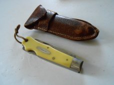Yellow Delrin Double Lockback Knife, Yellow Jacket-Camillus