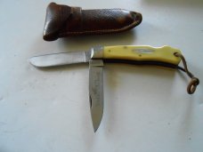 Yellow Delrin Double Lockback Knife, Yellow Jacket-Camillus